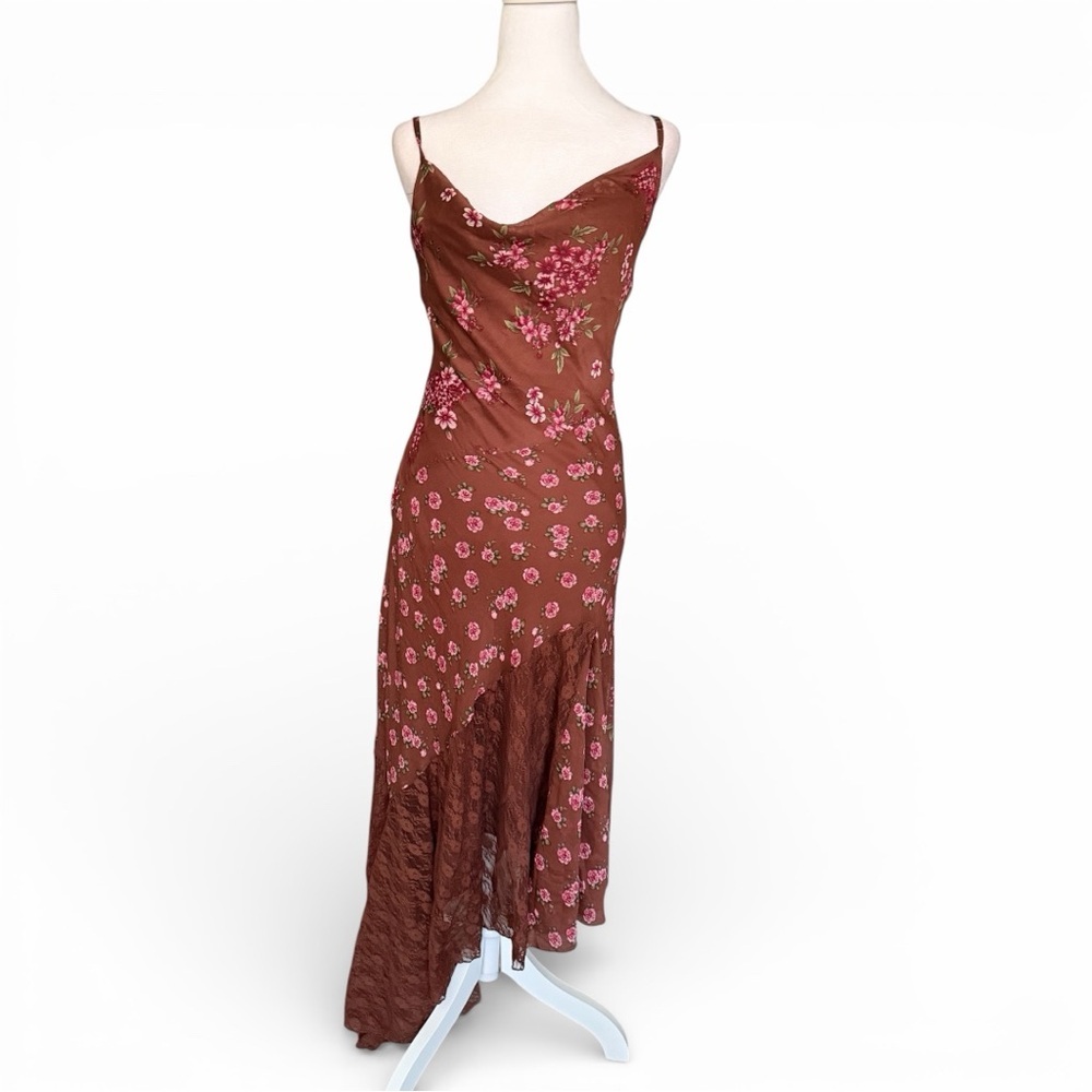 sincerely jules brown dress Sincerly | Dresses | Jules Maxi With Pink Floral Print Size Medium Nwt Standard Size:S luxury-silk Lulus, True Love White horse bit hardware closures
